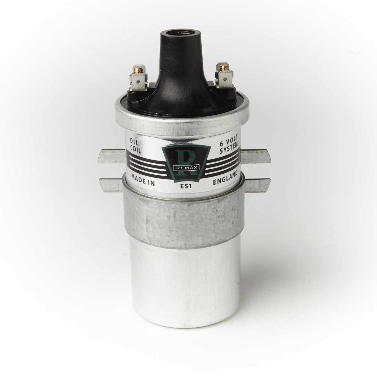 Remax ES1 Ignition 6V Coil Acorn MADE IN ENGLAND - Eqv Lucas DLB112 LA6 HA6 - Vroom Classics
