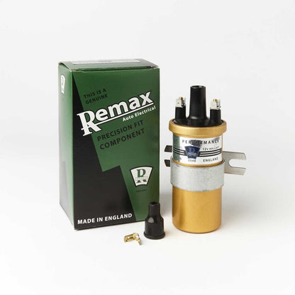Remax ES4B Ignition 12V Ballast Resistor Sports Coil PushIn MADE IN ENGLAND - Eqv Lucas DLB110 - Vroom Classics