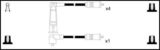 Remax HT Ignition Leads Cable Set Copper Core Cable 5 Leads ALFA ROMEO SPIDER - Vroom Classics