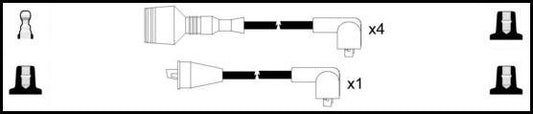 Remax HT Ignition Leads Cable Set Resistive Cable 5 Leads ALFA ROMEO ALFASUD - Vroom Classics