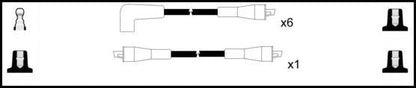 Remax HT Ignition Leads Cable Set Resistive Cable 7 Leads JAGUAR XJ - Vroom Classics