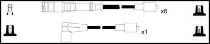 Remax HT Ignition Leads Cable Set Resistive Cable 7 Leads MERCEDES - BENZ COUPE - Vroom Classics
