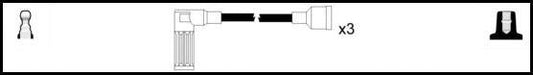 Remax HT Ignition Leads Cable Set Resistive Cable 7 Leads VAUXHALL VELOX - Vroom Classics