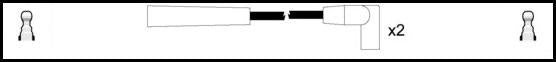 Remax HT Ignition Leads Cable Set Wire Wound Cable 2 Leads CITRO&203;N VISA - Vroom Classics