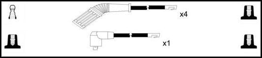 Remax HT Ignition Leads Cable Set Wire Wound Cable 5 Leads ALFA ROMEO GIULIETTA - Vroom Classics