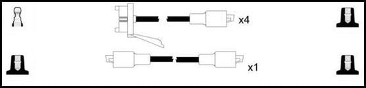 Remax HT Ignition Leads Cable Set Wire Wound Cable 5 Leads CITRO&203;N C35 - Vroom Classics