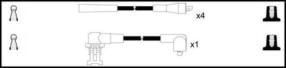 Remax HT Ignition Leads Cable Set Wire Wound Cable 5 Leads VOLVO 340 - 360 - Vroom Classics