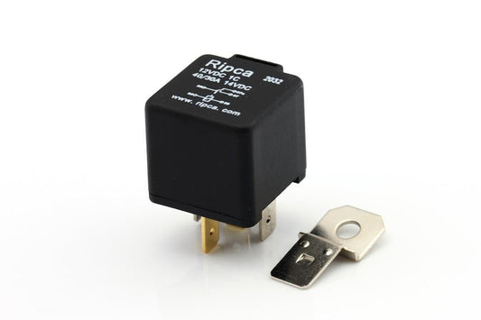 Ripca Ripaults 2032C Mini relay changeover 12V 30-40A 5-pins - Vroom Classics