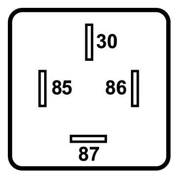 Ripca Ripaults 2740 Mini relay normally open 24V 22A 4 - pins - Vroom Classics
