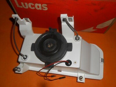 ROVER 200 SERIES 213,216(1984 - 1989) PASSENGER SIDE N/S HEADLIGHT UNIT - LUCAS OEM - Vroom Classics