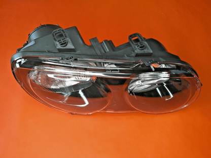 ROVER 25 SERIES MG ZR(2000 - 03)DRIVERS SIDE O/S HEADLIGHT UNIT(RHD) Black Housing - Vroom Classics