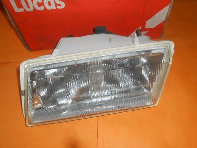 ROVER MG MONTEGO (1984 - 1993) PASSENGER SIDE N/S HEADLIGHT UNIT - LUCAS OEM - Vroom Classics