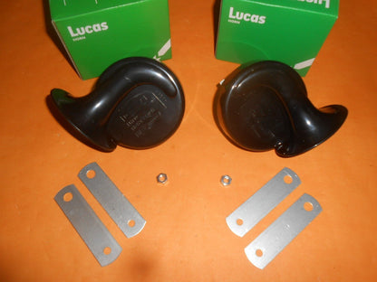 ROVER SD1 2000 2300 2600 3500 (1976 - 86) LUCAS HIGH & LOW NOTE CAR HORNS - Vroom Classics