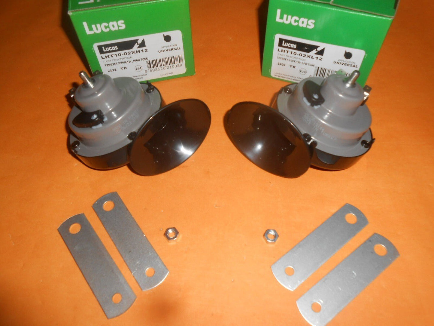 ROVER SD1 2000 2300 2600 3500 (1976 - 86) LUCAS HIGH & LOW NOTE CAR HORNS - Vroom Classics