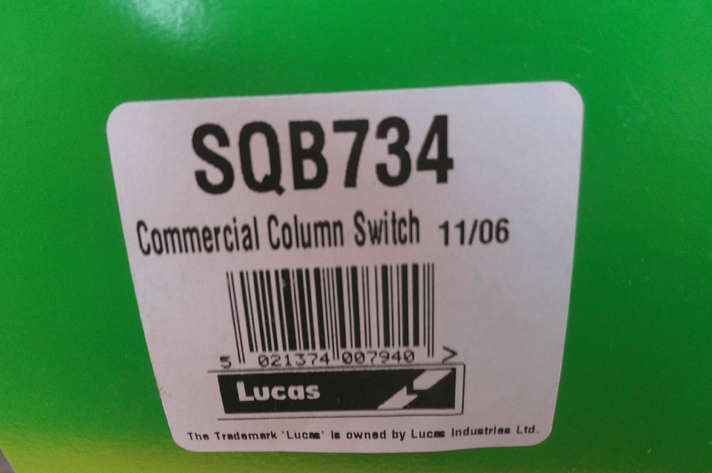 SCANIA 3 (1990 - 1996) STEERING COLUMN WIPER ARM SWITCH 201726 , 360247 - LUCAS - Vroom Classics