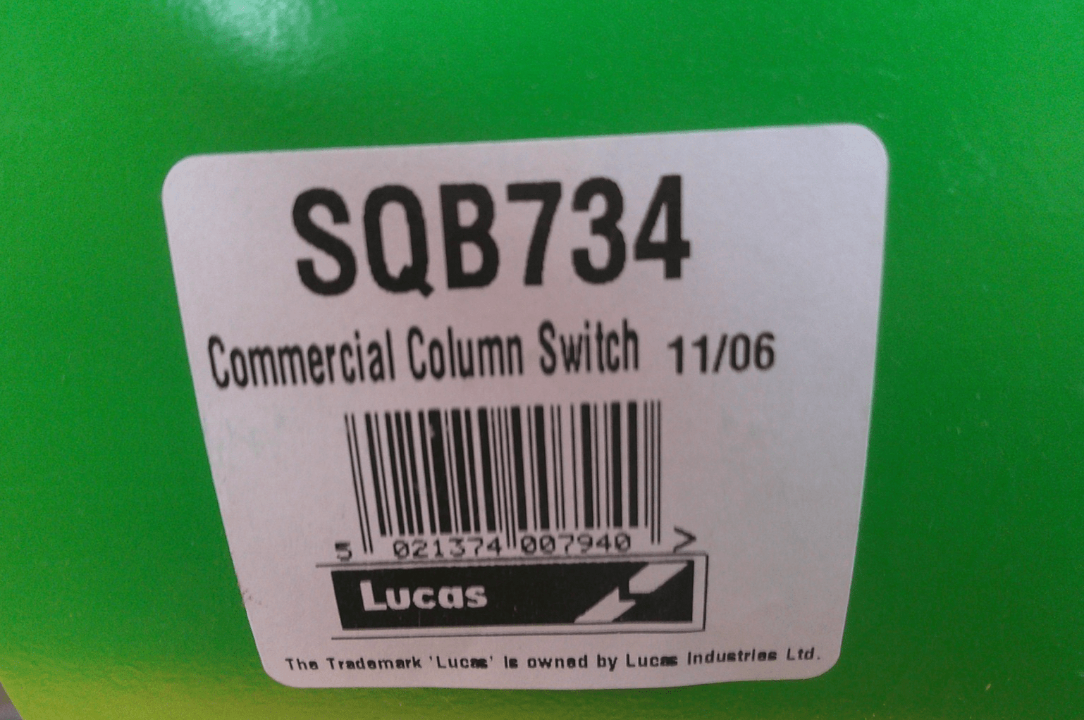 SCANIA 3 (1990 - 1996) STEERING COLUMN WIPER ARM SWITCH 201726 , 360247 - LUCAS - Vroom Classics