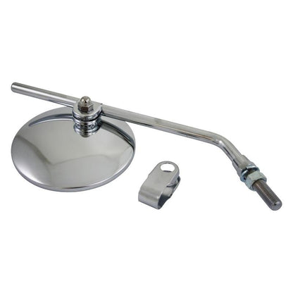 Scooter Mirror Universal 7/8" Scooter clamp-on Mirror Left or Right Hand - Vroom Classics