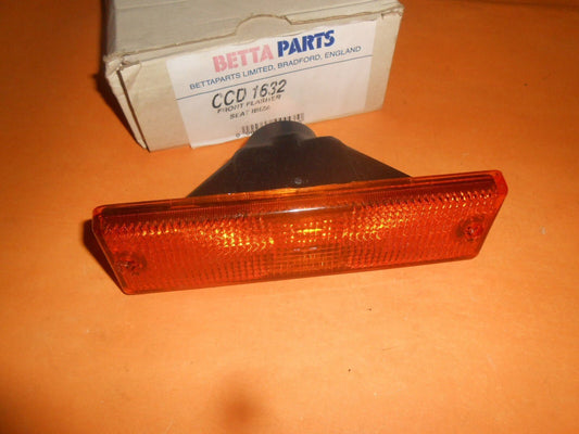 SEAT IBIZA, MALAGA (1984 - 90) NEW FRONT Left or Right INDICATOR ASSEMBLY - AMBER - Vroom Classics