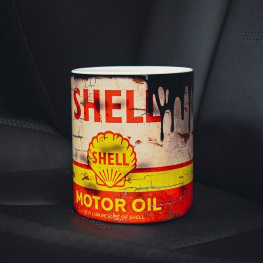 Shell Oil Can Mug - Vroom Classics