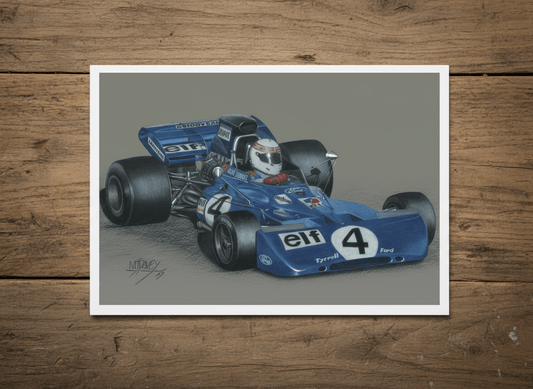 Sir Jackie Stewart’s Tyrrell 003 Ford Christmas Cards - Vroom Classics