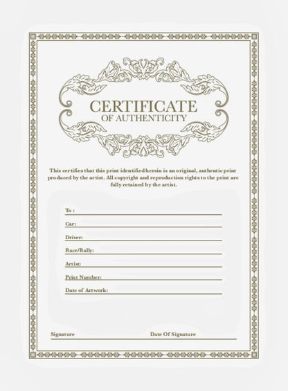 Sir Lewis Hamilton Driving Ayrton Senna's McLaren MP4/5B - Limited Edition Giclee Print - Vroom Classics