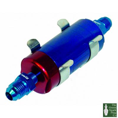 Small Bullet Filter with jic6 Unions (Silver) (SBF004S) - Vroom Classics