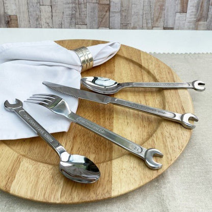 Spanner Cutlery 4 Place Setting - Vroom Classics