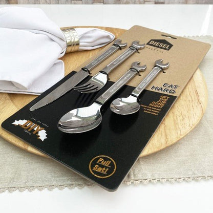 Spanner Cutlery 4 Place Setting - Vroom Classics
