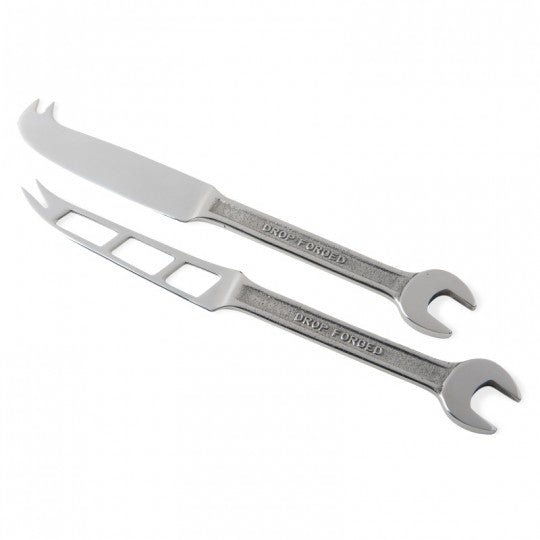 Spanner Set of 2 Cheese Knives - Vroom Classics