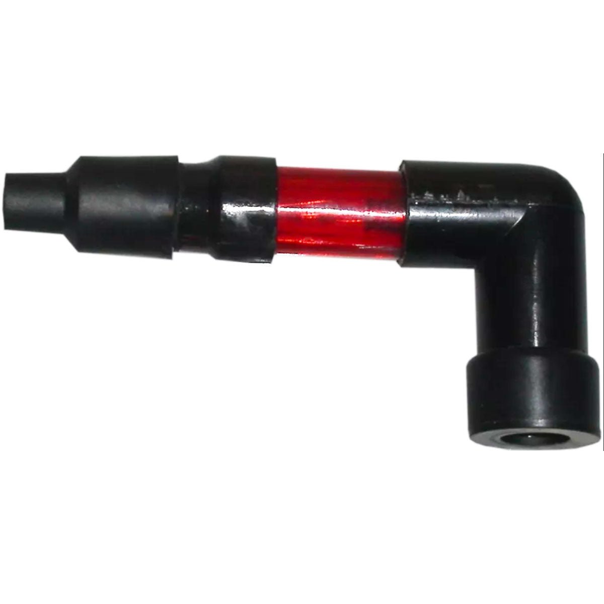 Spark Plug Cap - Neon Red HT Tester - Fits Threaded Terminal On Plug - Red - Vroom Classics