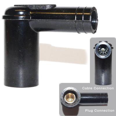 Spark Plug Caps Plug Bullet Fitting Screw into HT lead with 5k Resistor - Vroom Classics