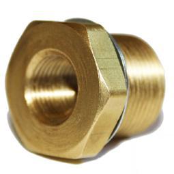 Spark Plug Thread Adaptors Brass 22mm down to 14mm - Vroom Classics