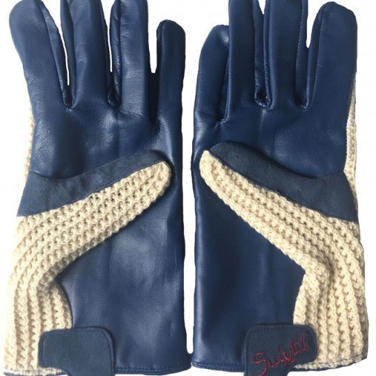 Suixtil Grand Prix Blue Driving Gloves - Vroom Classics