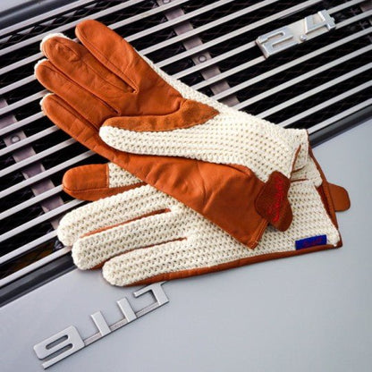 Suixtil Grand Prix Brown Driving Gloves - Vroom Classics