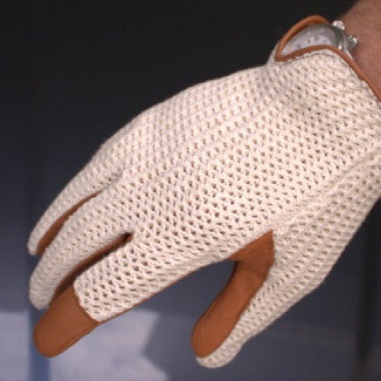 Suixtil Grand Prix Brown Driving Gloves - Vroom Classics