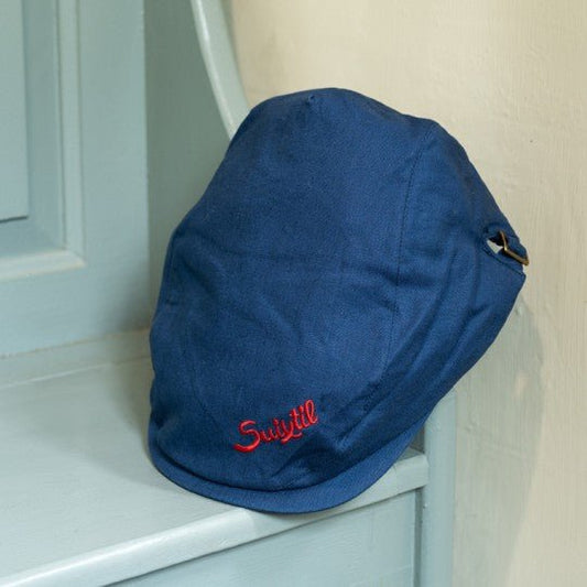 Suixtil Linen Race Cap Navy Blue - Vroom Classics