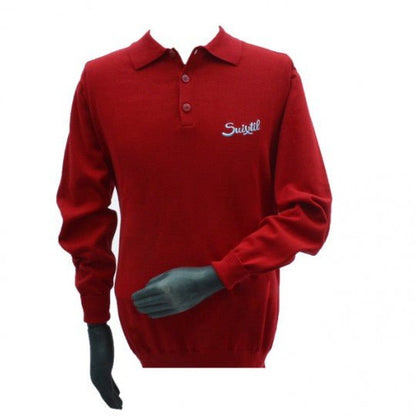 Suixtil Targa Pima Sweater Ferrari Red - Vroom Classics