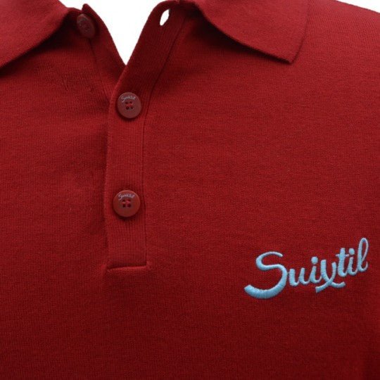 Suixtil Targa Pima Sweater Ferrari Red - Vroom Classics