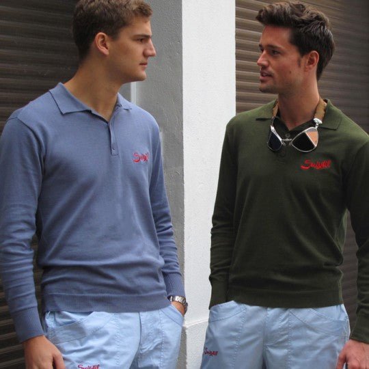 Suixtil Targa Pima Sweater Steel Blue - Vroom Classics