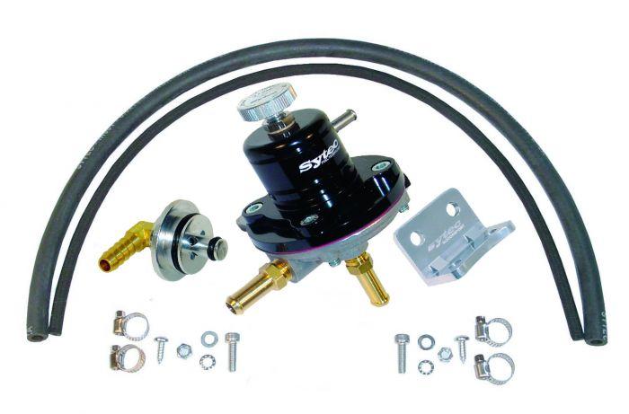 Sytec 1:1 Adjustable Fuel Pressure Regulator Kit (Blue) (VK - SAR - ECO2 - BK) - Vroom Classics