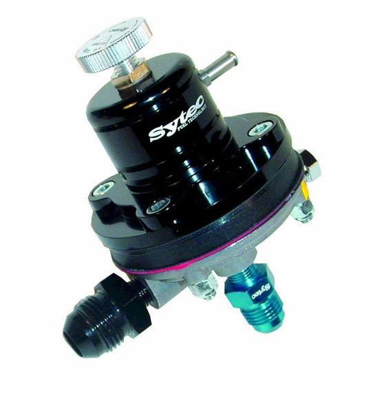 Sytec EFI 1:1 Motorsport Regulator (JIC8 - JIC6 Unions) Black (MSV004BK) - Vroom Classics