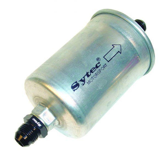 Sytec Motorsport Fuel Filter Jic 6 In/out (SSFM002) - Vroom Classics