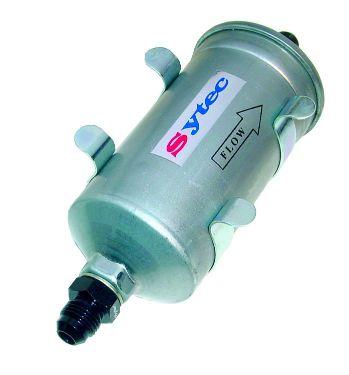 Sytec Motorsport Fuel Filter Jic6 in/out + Clip FCA001 (2) (SSFMC202) - Vroom Classics