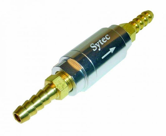 Sytec One Way Valve with 6mm push on tails (Silver) (OWVS006 - S) - Vroom Classics