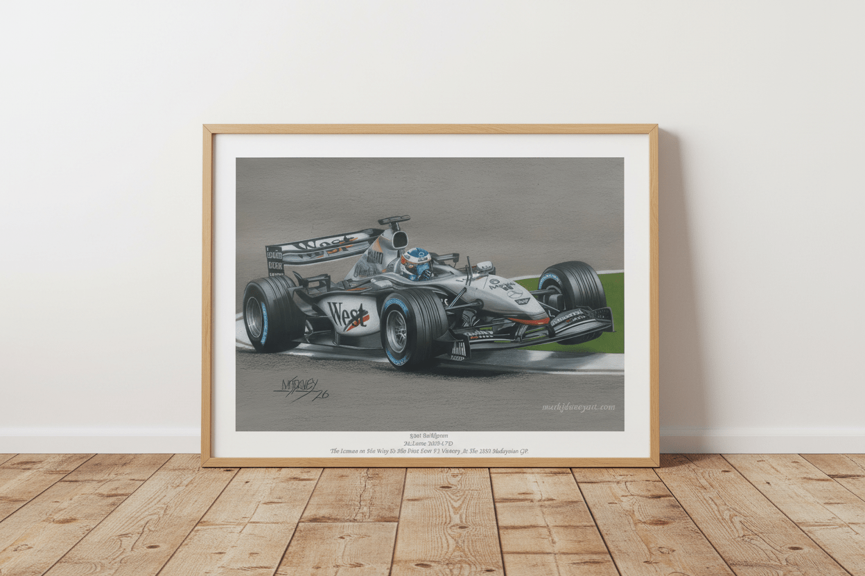 The Iceman's First Win - Limited Edition Giclee Print - Vroom Classics