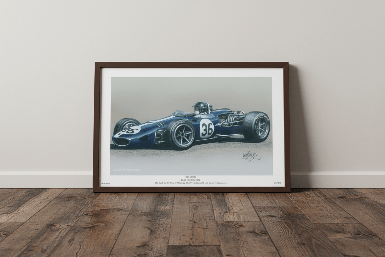 The Most Beautiful of All - Limited Edition Giclee Print - Vroom Classics