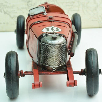 Tinplate Red No10 Racing Car - Vroom Classics
