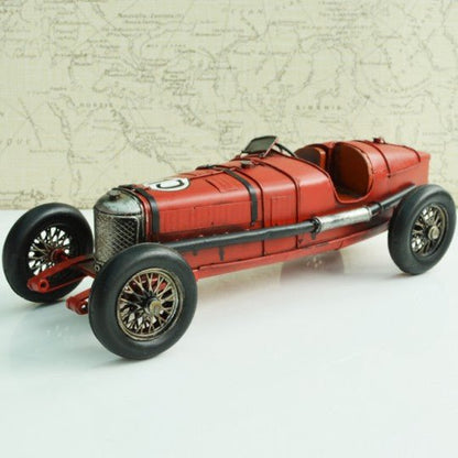 Tinplate Red No10 Racing Car - Vroom Classics