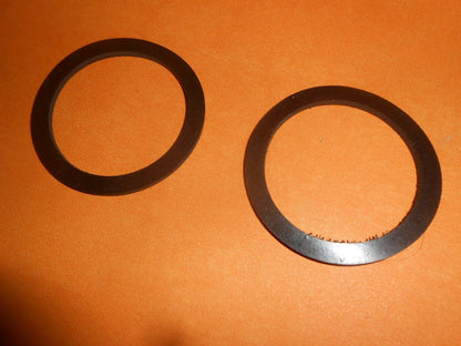 to fit AC DELCO FUEL PUMP FLAT RUBBER SEAL GASKET 53mm DIAMETER, 42mm HOLE x2 - Vroom Classics