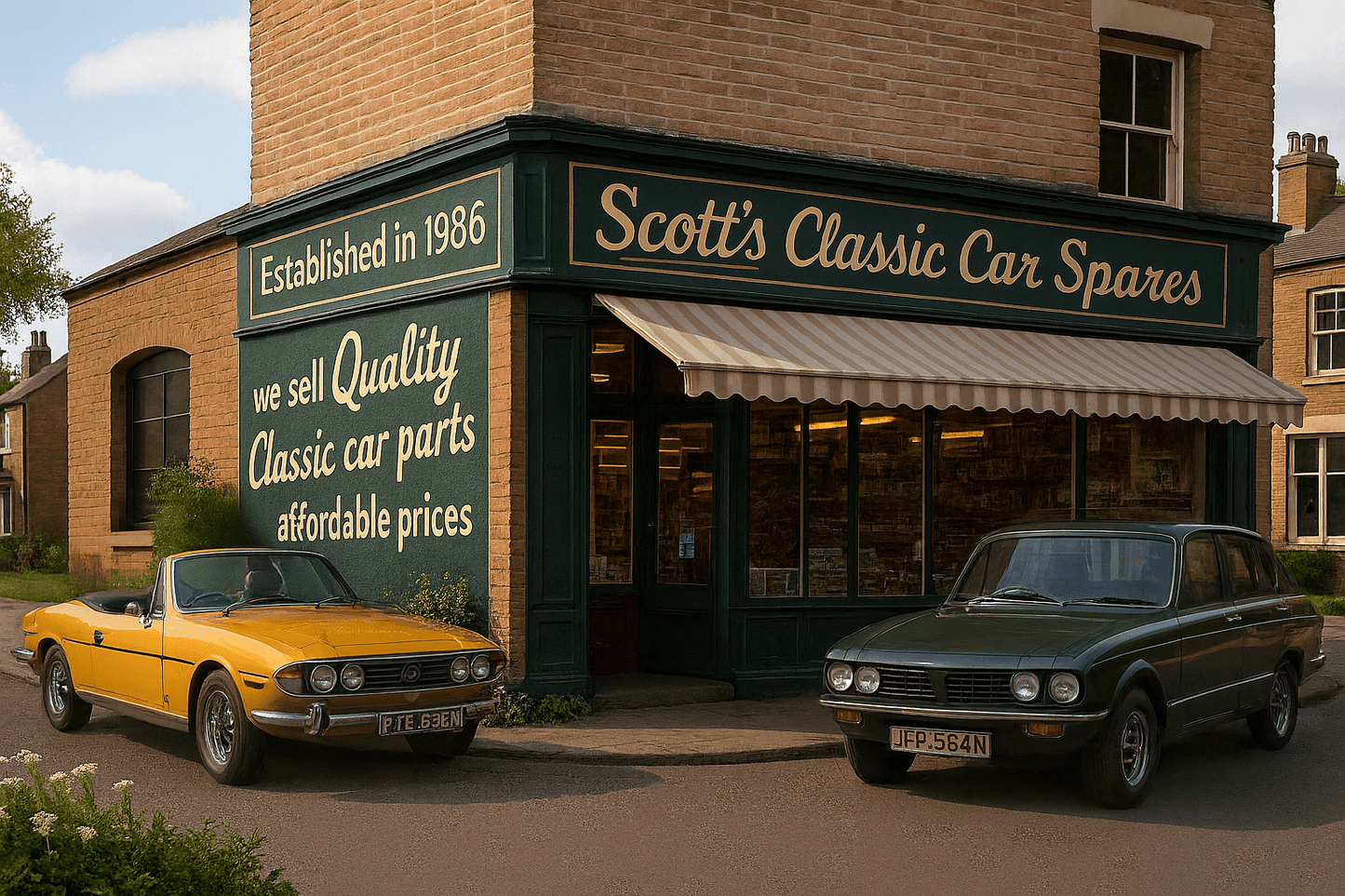 TRIUMPH 1300, TC, 1500, TC, TOLEDO (1966 - 76) LUCAS IGNITION CONDENSER - C1 - Vroom Classics